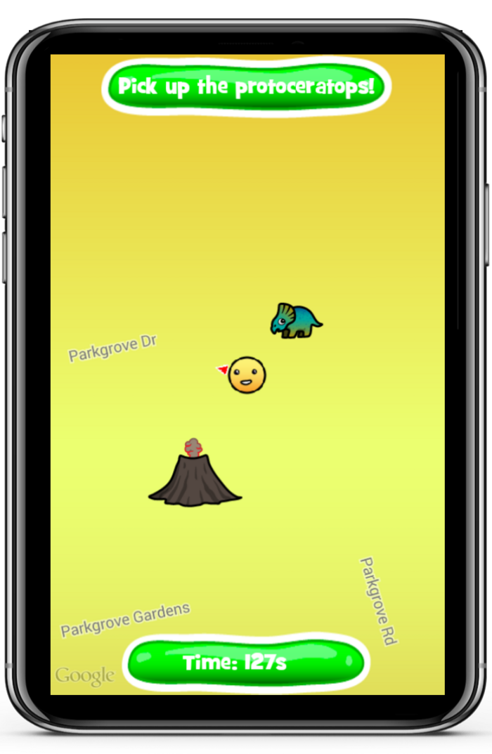 A space-themed Critter Jam mini-game on a tablet